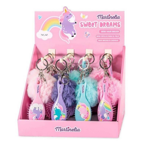 Martinelia Anahtarlık ve Mini Saç Fırçası