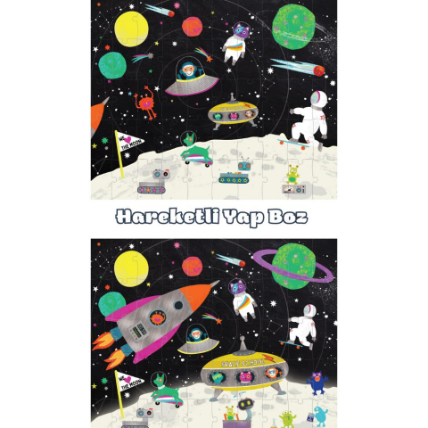 Floss & Rock 50 Parça Sihirli Yap-Boz / Space *YENİ*