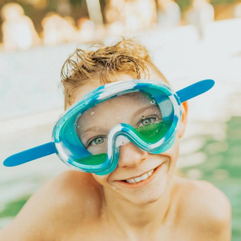 Bling2o Molten Lava Blue Swim Mask Mavi Çocuk Deniz Gözlüğü