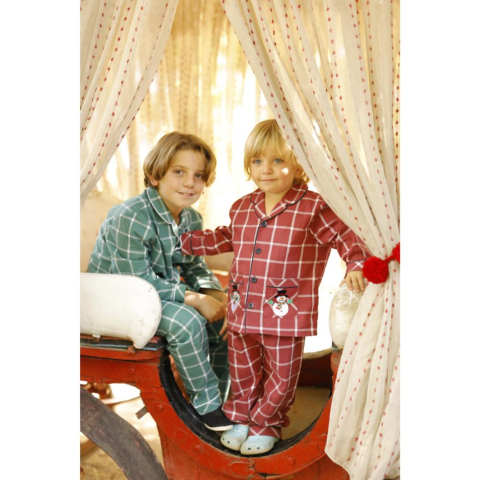 Luna Mia Snowman Magic Uyku Arkadaşlı Çocuk Pijama Seti