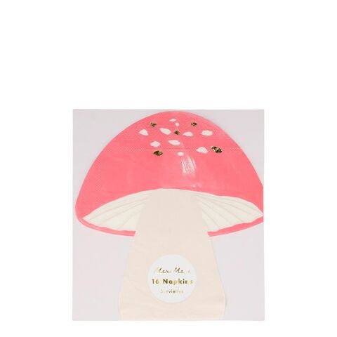 Meri Meri - Fairy Toadstool Napkins - Perili Mantar Peçete