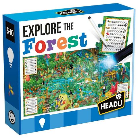 Headu Explore The Forest Puzzle - Ormanı Keşfet (5-10 Yaş)