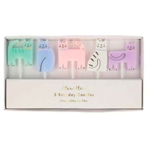 Meri Meri - Cat Candles - Kedi Mumlar