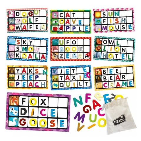 Headu Montessori Letters & Words / Harfler ve Kelimeler 3-6 Yaş