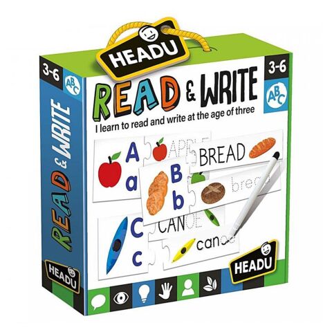Headu Read & Write Puzzle / Oku ve Yaz Yapbozu 3-6 Yaş