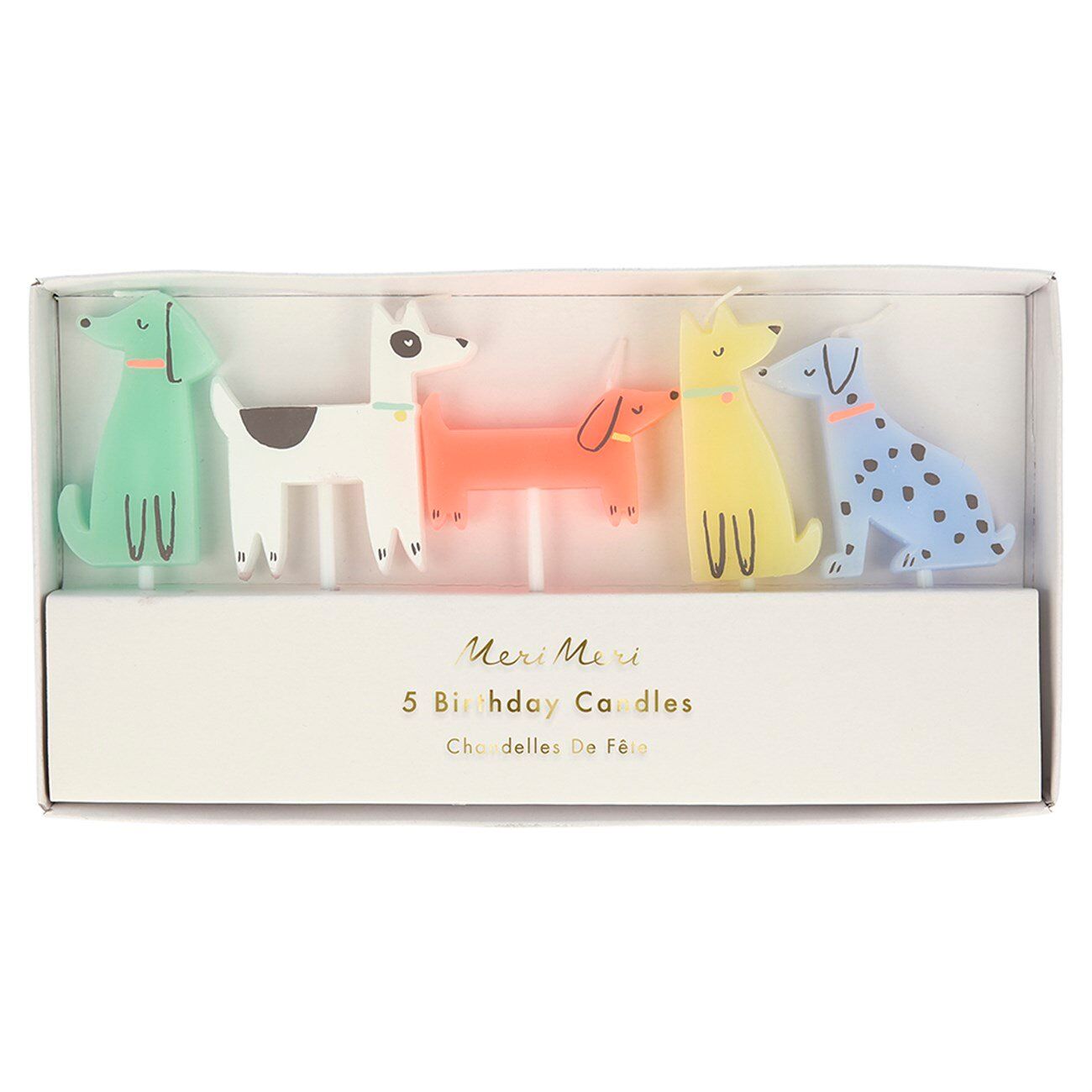 Meri Meri - Dog Candles - Köpek Mumlar
