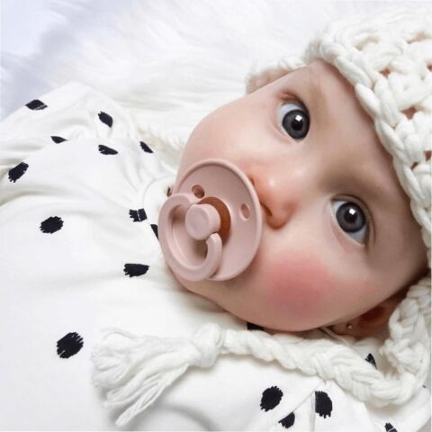 Bibs Colour İkili Kauçuk Emzik - DarkOak/Blush 0-6 Ay