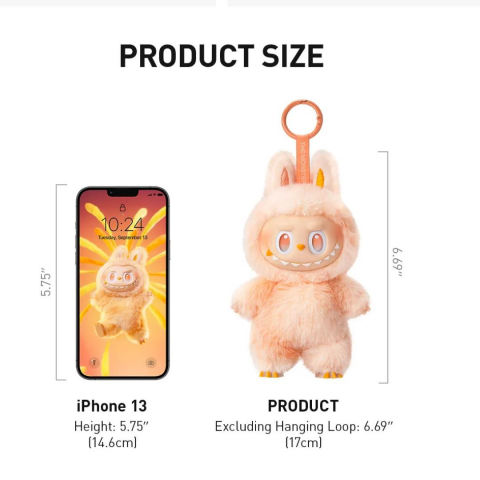 Pop Mart - Labubu - Big Into Energy Serisi Peluş Anahtarlık 6'lı Set