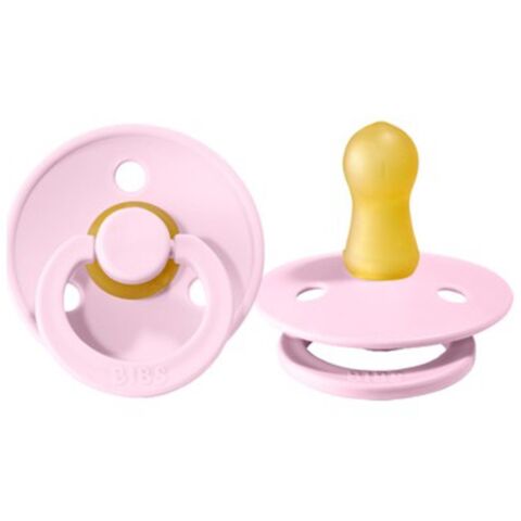 Bibs Colour İkili Kauçuk Emzik - Lavender/Baby Pink 0-6 Ay