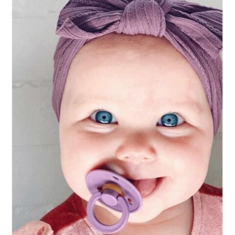 Bibs Colour İkili Kauçuk Emzik - Lavender/Baby Pink 0-6 Ay