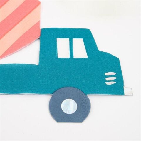 Meri Meri - Construction Napkins - İnşaat Peçeteler