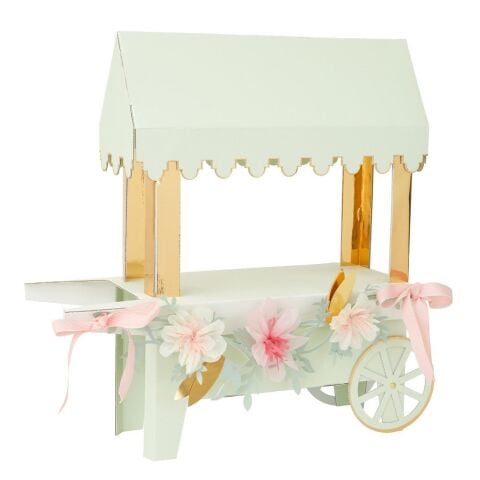 Meri Meri - Laduree Paris Macaron Cart Centerpiece - Ladurée Paris Makaron Arabası Masa Süsü
