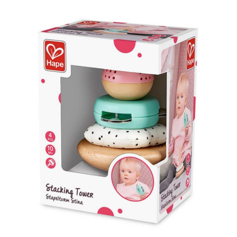 Hape Stacking Tower Halka Oyunu