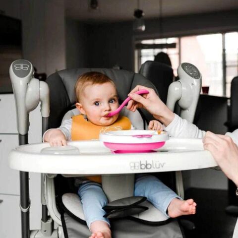 Bblüv Plato Sıcak Su Hazneli Mama Tabağı - Pembe