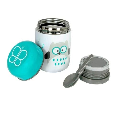 Bblüv Food Mama Termosu ve Kaşık - Mavi