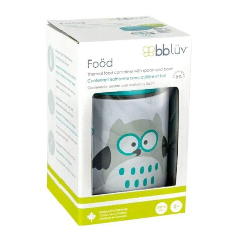 Bblüv Food Mama Termosu ve Kaşık - Mavi