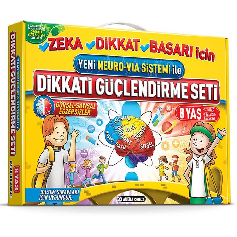 Dikkati Güçlendirme Seti 8 Yaş