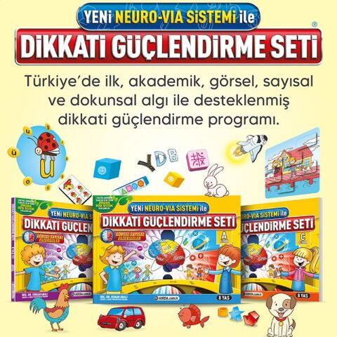 Dikkati Güçlendirme Seti 8 Yaş