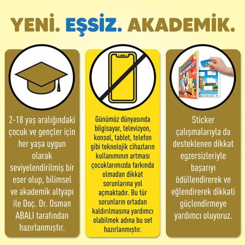 Dikkati Güçlendirme Seti 8 Yaş