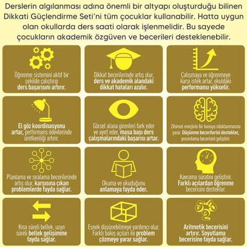 Dikkati Güçlendirme Seti 8 Yaş