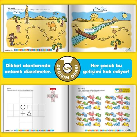 Dikkati Güçlendirme Seti 8 Yaş