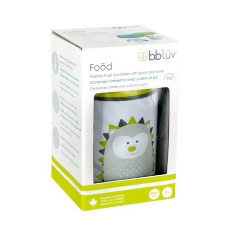 Bblüv Food Mama Termosu ve Kaşık - Yeşil