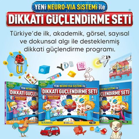 Dikkati Güçlendirme Seti 7 Yaş