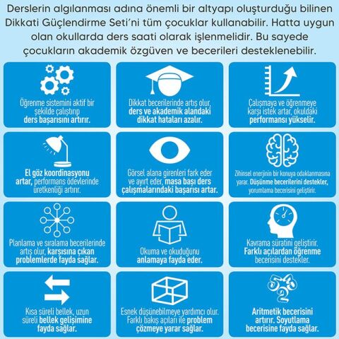 Dikkati Güçlendirme Seti 7 Yaş