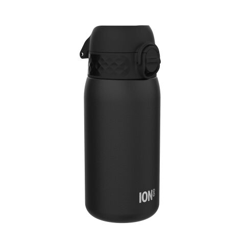 Ion8 - Paslanmaz Çelik Çocuk Suluk - Siyah - 400 ml - Sızdırmaz