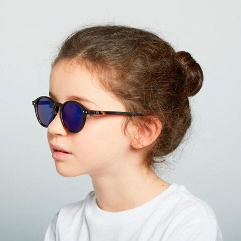 Izipizi Sun Junior Güneş Gözlüğü #D Koleksiyonu - 5-10 Yaş / Mavi Aynalı