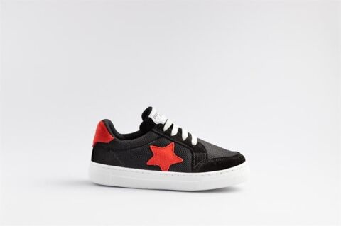 Merli&Rose Star Sneaker | Siyah - Mercan