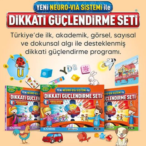 Dikkati Güçlendirme Seti 6 Yaş