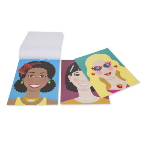 Melissa & Doug Çıkartma Kitabı - Yüzler / Make-A-Face Sticker Pad