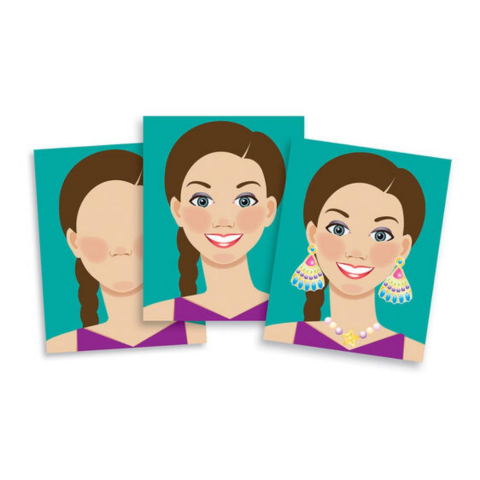 Melissa & Doug Çıkartma Kitabı - Yüzler / Make-A-Face Sticker Pad