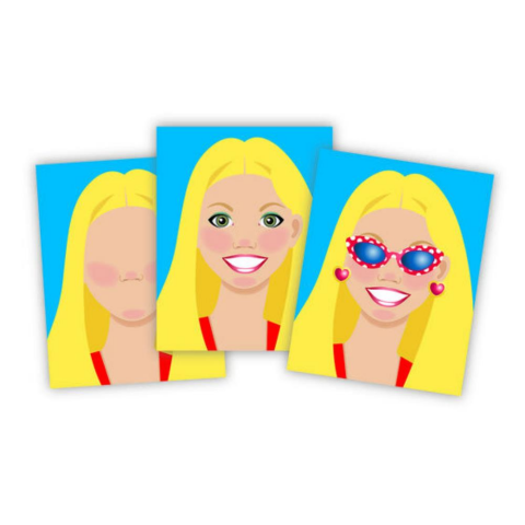 Melissa & Doug Çıkartma Kitabı - Yüzler / Make-A-Face Sticker Pad