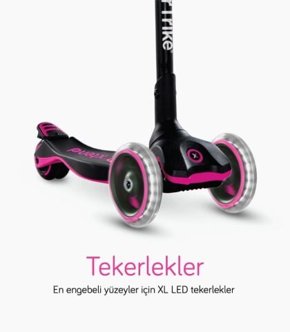 SmarTrike Xtend 3 Aşamalı (3-12 Yaş) Büyüyebilen Çocuk Scooterı - Pink