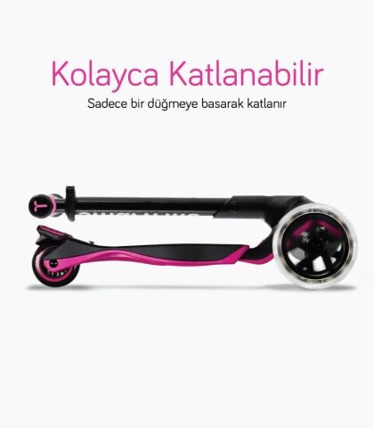 SmarTrike Xtend 3 Aşamalı (3-12 Yaş) Büyüyebilen Çocuk Scooterı - Pink