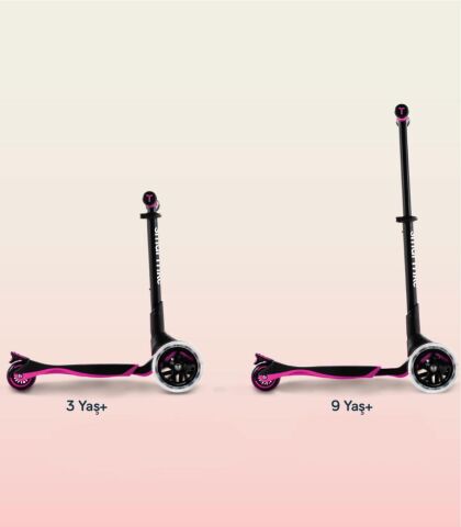 SmarTrike Xtend 3 Aşamalı (3-12 Yaş) Büyüyebilen Çocuk Scooterı - Pink