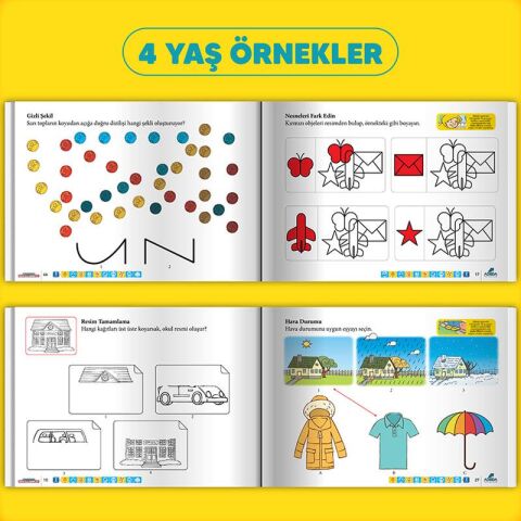 Dikkati Güçlendirme Seti 4 Yaş