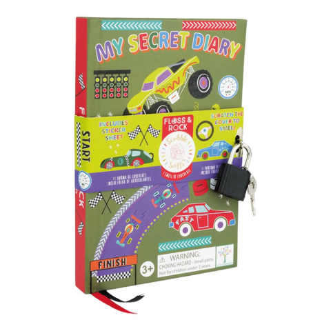 Floss & Rock Kokulu Kilitli Günlük / Cars