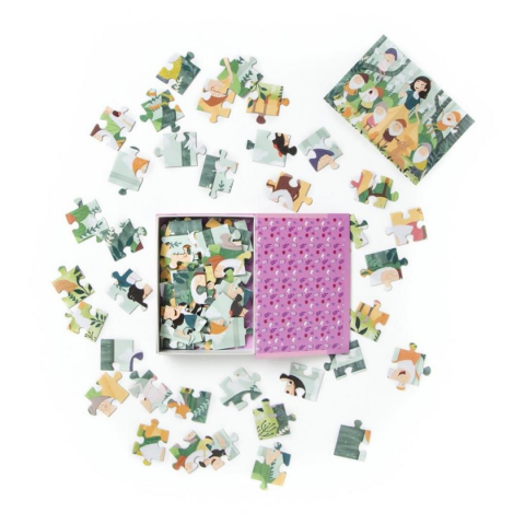 Kidmosfer Pamuk Prenses Puzzle (Yapboz) 48 Parça