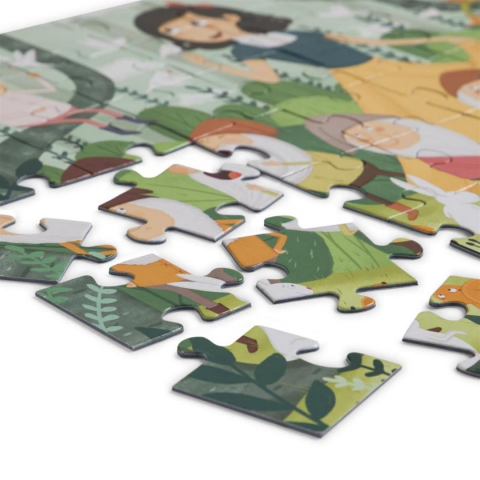 Kidmosfer Pamuk Prenses Puzzle (Yapboz) 48 Parça