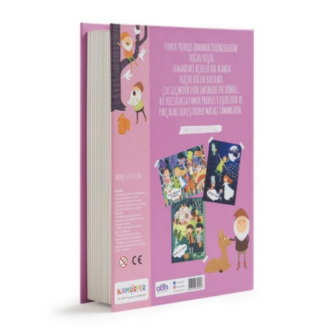 Kidmosfer Pamuk Prenses Puzzle (Yapboz) 48 Parça