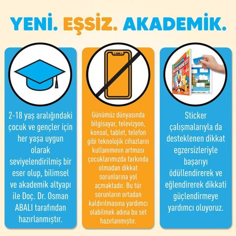 Dikkati Güçlendirme Seti 3 Yaş