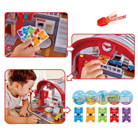 Hape Grand City Oyuncak Tren İstasyonu / Grand City Station