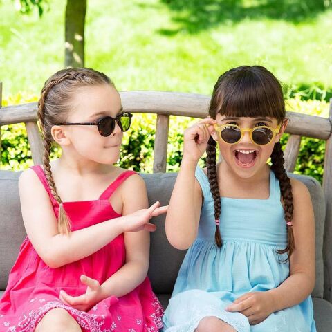 Izipizi Sun Junior Güneş Gözlüğü #D Koleksiyonu - 5-10 Yaş /Kahverengi Desenli