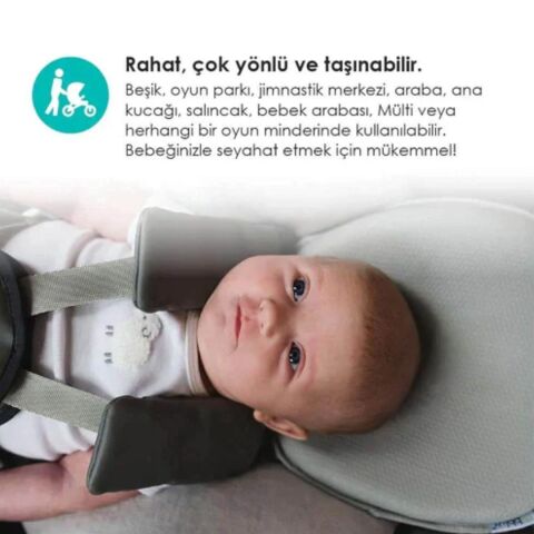 Bblüv Pilö Düz Kafa Yastığı - Beyaz