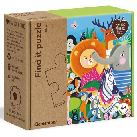 Clementoni Play For Future Find It Puzzle - İlkbahar 4+Yaş Yapboz