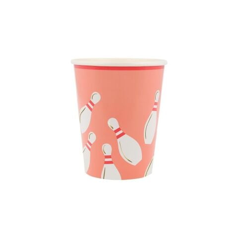 Meri Meri - Bowling Bardaklar - 8 Adet