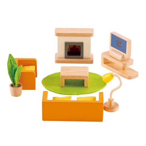 Hape Oyuncak Oturma Odası Eşya Seti / Media Room